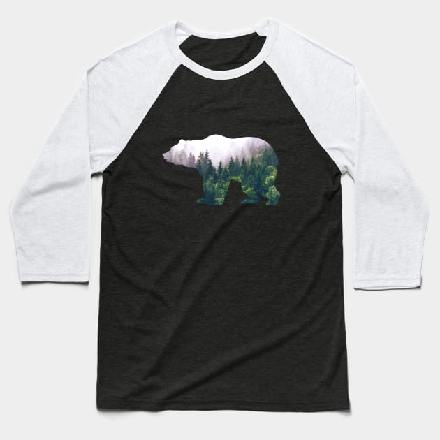 bear Baseball T-Shirt by janvimar